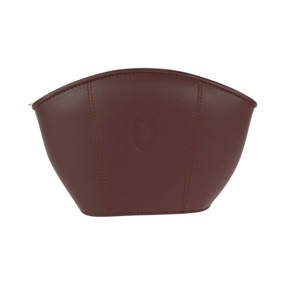 Cartier Must Line Leather Pouch - Picture 1 of 9